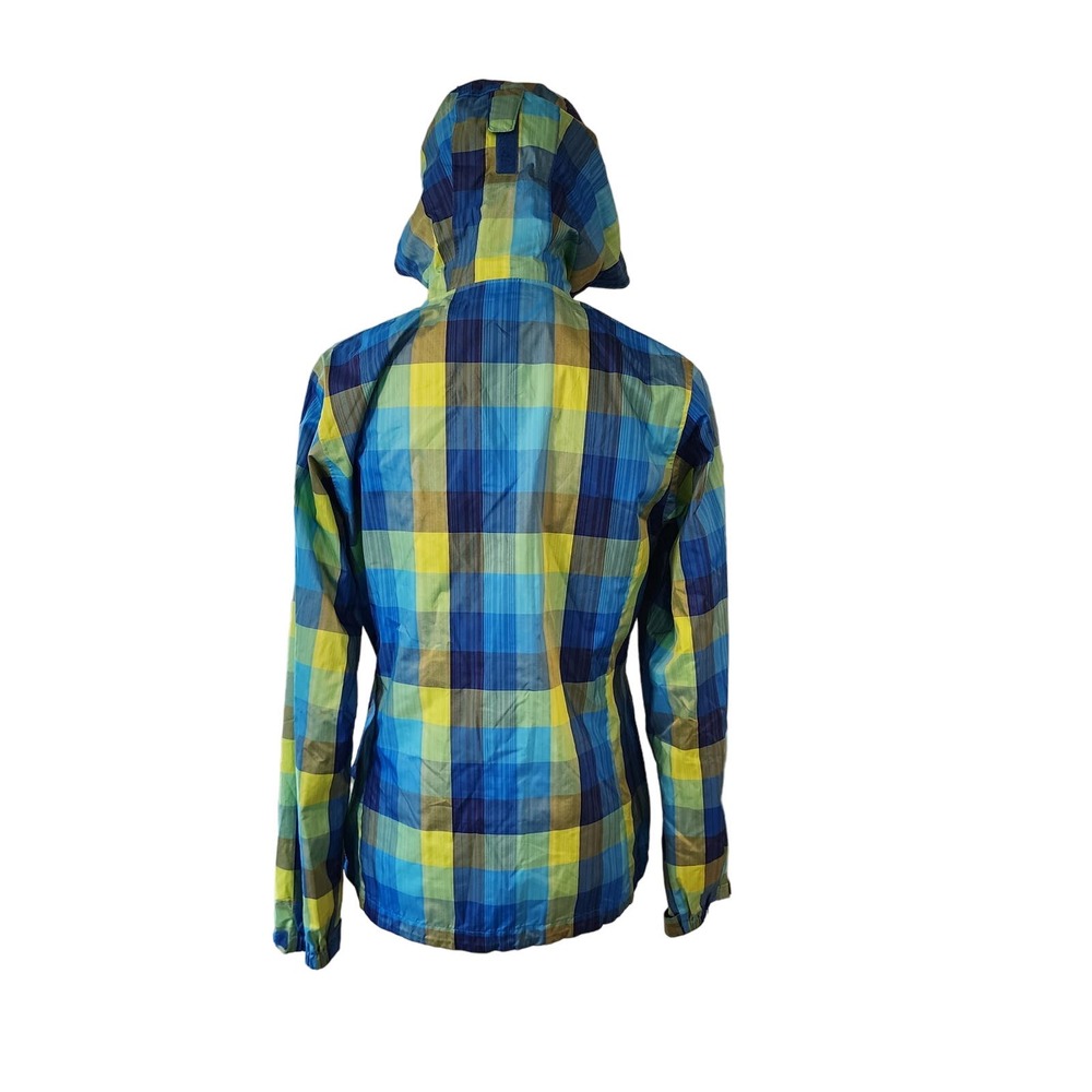 Columbia Women's Plaid Light Weight Windbreaker Waterproof Jacket Size Small - Picture 3 of 5
